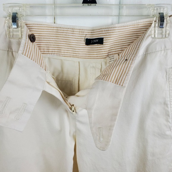 J. Crew Women's 0 Khaki Mid Rise Wide Leg Trouser Pants Style 83946 Y2k - Picture 7 of 8